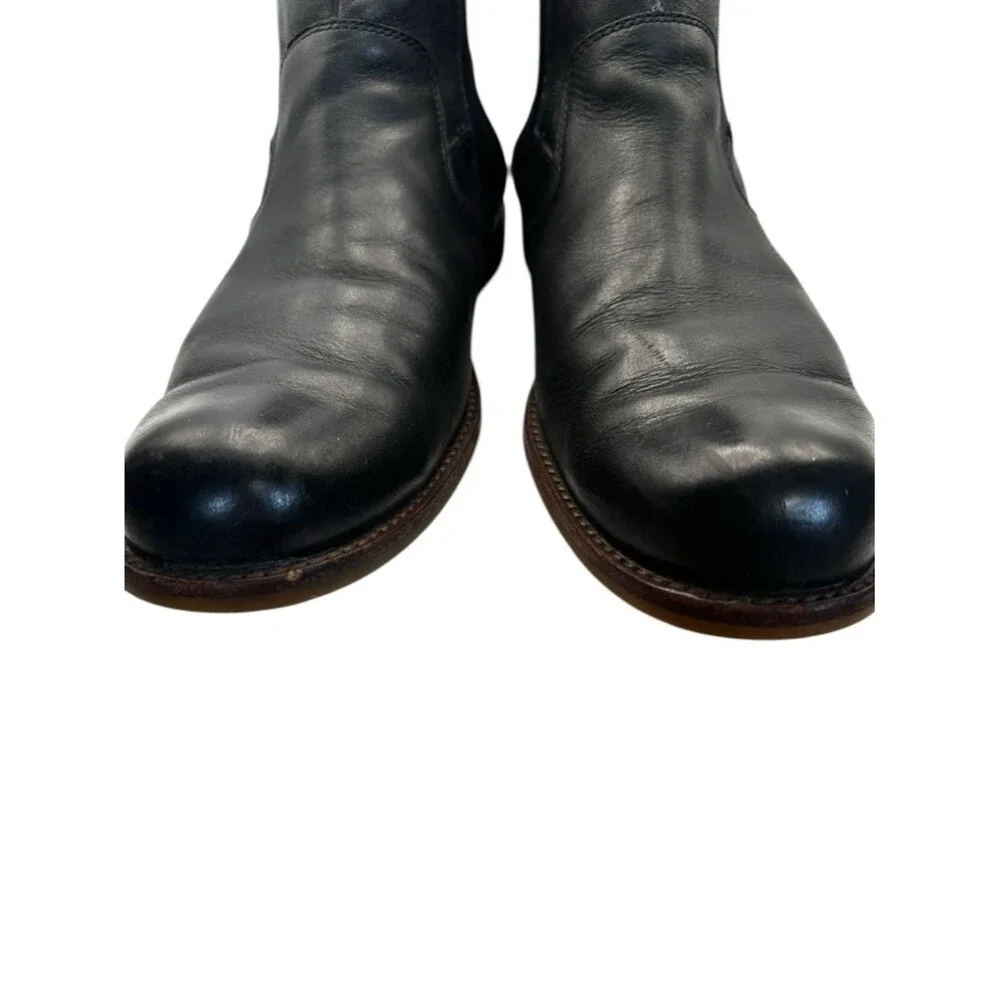 UGG Stevenson Chelsea Boots Mens 11.5 Black Leather Slip On Ankle Dress Casual